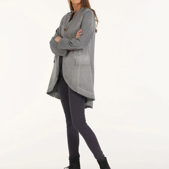 Nuny ROMA Olive Green Super Stretch Small Jacket Blazer  Coat - Picture 6 of 13